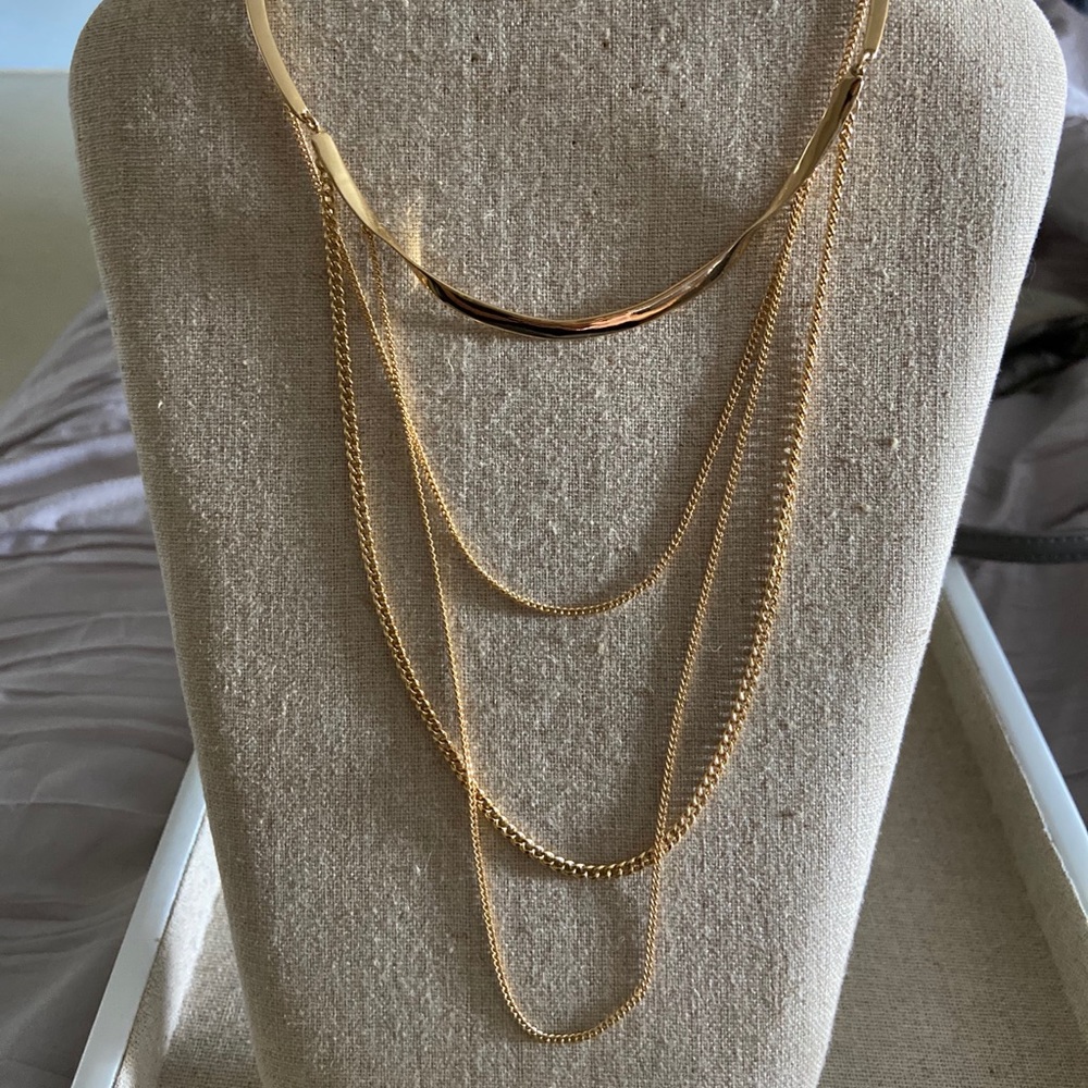 Stella and dot drape collar necklace